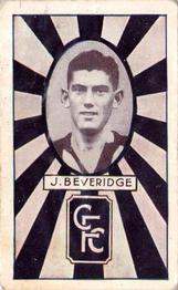 1933 Allen's League Footballers #82 John Beveridge Front